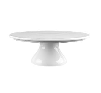 Picture of Cake stand 25xH9cm white Porcelain